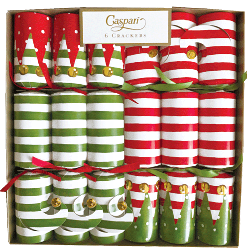 Stocking Stripe - Christmas Crackers-12.5 Inch Long - Shelburne Country Store