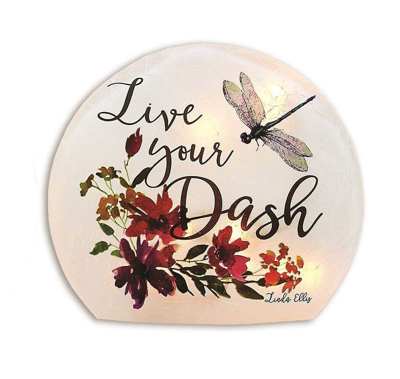 Live Your DASH - Lighted Globe - Dragonfly - Shelburne Country Store