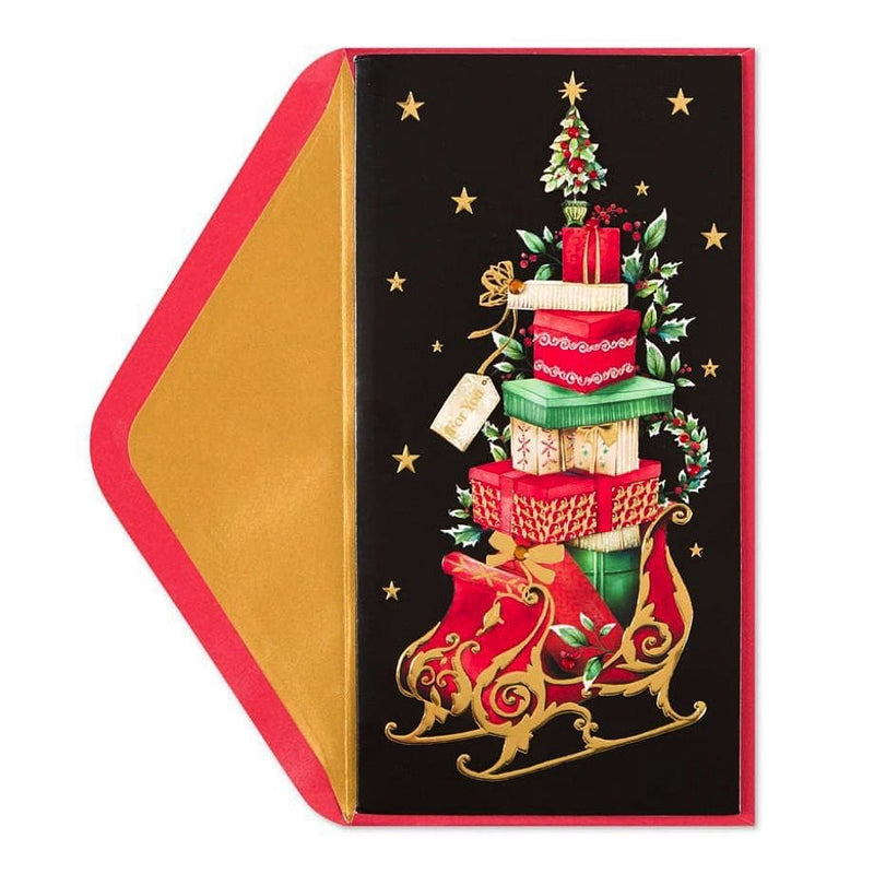 Elegant Sleigh Christmas Card - Shelburne Country Store